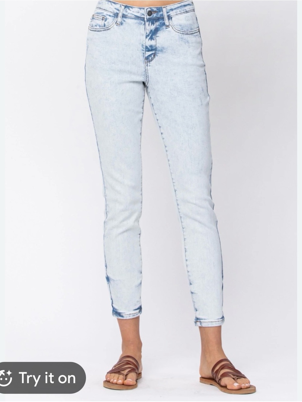 Judy Blue Light Wash High-Rise Slim Women's Jeans - Picture 1 of 5